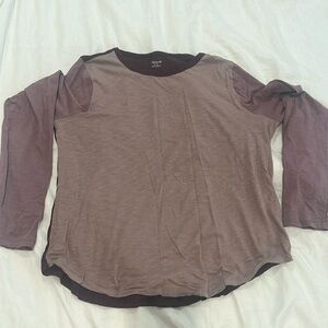 Madewell Color Block Baseball Shirt